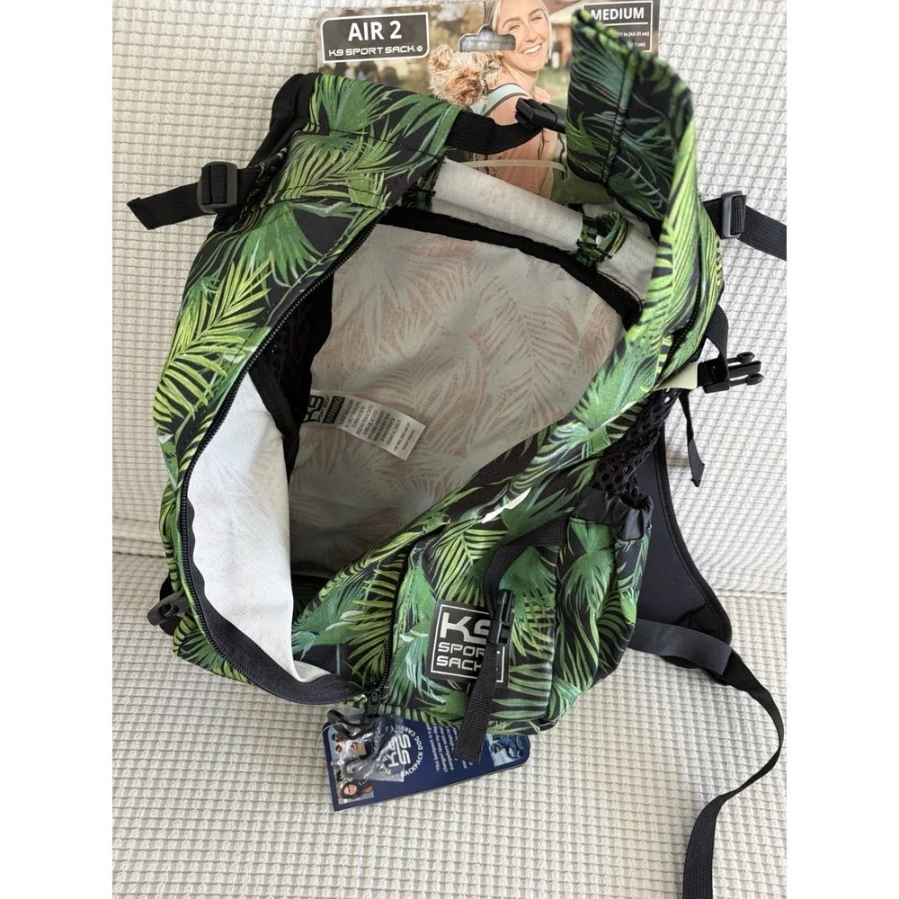 k9 Sport Sack Medium Palm Leaf Rare NWT
